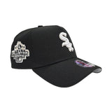 Black Chicago White Sox Curved Brim Gray Bottom 2003 All Star Game Side Patch New Era 9Forty Snapback