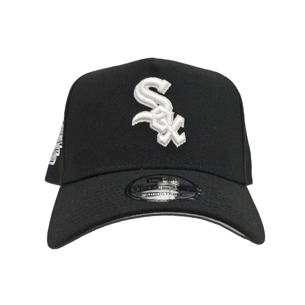 Black Chicago White Sox Curved Brim Gray Bottom 2003 All Star Game Side  Patch New Era 9Forty Snapback