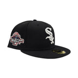 Black Chicago White Sox Gray Bottom Red 2003 All Star Game Side Patch New Era 59Fifty Fitted