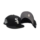 Black Chicago White Sox Gray Bottom Monotone 2003 All Star Game Side Patch New Era 59Fifty Fitted