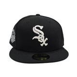 Black Chicago White Sox Gray Bottom Monotone 2003 All Star Game Side Patch New Era 59Fifty Fitted