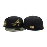 Black City Connect Houston Astros Woodland Camo Visor Gray Bottom Houston Space City Side Patch New Era 59Fifty Fitted