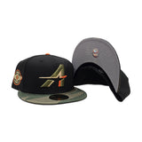 Black City Connect Houston Astros Woodland Camo Visor Gray Bottom Houston Space City Side Patch New Era 59Fifty Fitted