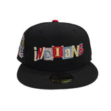 Black Cleveland Indians Gray Bottom Inaugural Season 1994 Jacobs Field Side Patch 59fifty Fitted