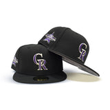 Black Colorado Rockies Gray Bottom 2021 All Star Game Side Patch New Era 59Fifty Fitted