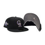 Black Colorado Rockies Gray Bottom 2021 All Star Game Side Patch New Era 59Fifty Fitted