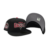 Black Fresno Grizzlies Gray Bottom 20 Seasons Side Patch New Era 59Fifty Fitted