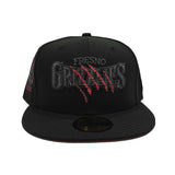 Black Fresno Grizzlies Red Bottom 20 Seasons Side Patch New Era 59Fifty Fitted