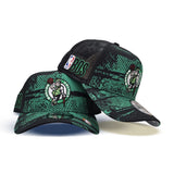 Black Tip Off Boston Celtics Curved Brim Gray Bottom NBA CHI Side Patch New Era 9Forty Snapback