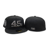 Black on Black Houston Colt .45's Gray Bottom Celebrating 40 Years Side Patch New Era 59Fifty Fitted