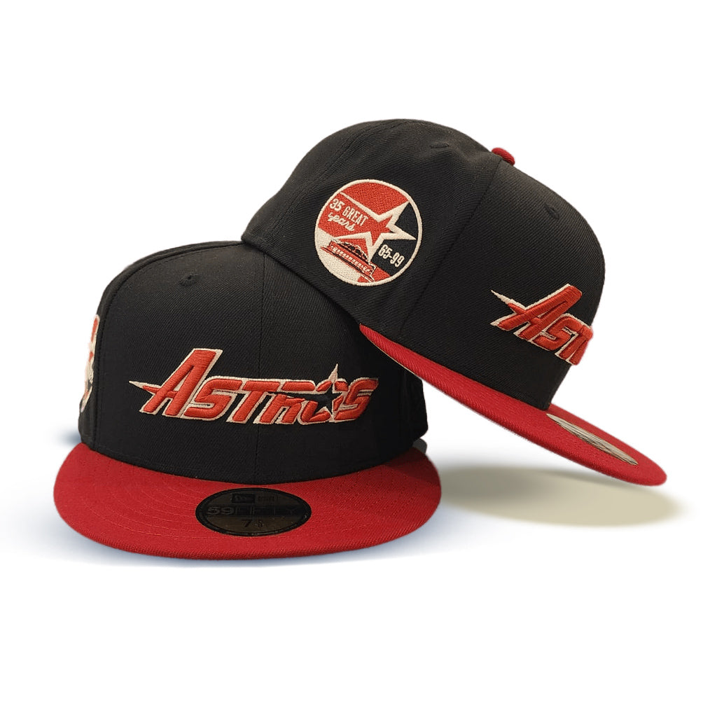 Vintage Astros Jersey Size XL Black Brick Red