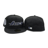 Black Houston Astros Gray Bottom 45th Anniversary Side Patch New Era 59Fifty Fitted