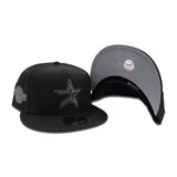 Black on Black Houston Astros Gray Bottom 2005 World Series Side Patch New Era 59Fifty Fitted