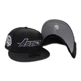 Black Houston Astros Gray Bottom 45th Anniversary Side Patch New Era 59Fifty Fitted