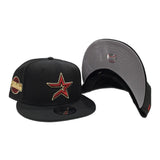 Black Houston Astros Gray Bottom 2005 World Series Side Patch New Era 9Fifty Snapback