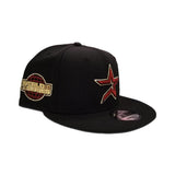 Black Houston Astros Gray Bottom 2005 World Series Side Patch New Era 9Fifty Snapback