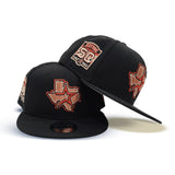 Black Houston Astros Gray Bottom 50th Anniversary Side Patch New Era 9Fifty Snapback