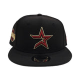 Black Houston Astros Gray Bottom 2005 World Series Side Patch New Era 9Fifty Snapback