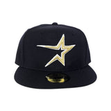 Navy Blue Houston Astros Gray Bottom New Era 59Fifty True Authentic On Field Fitted