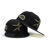 Black Houston Astros Gray Visor Fitted