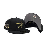 Black Houston Astros Gray Visor Fitted