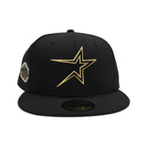 Black Houston Astros Gray Visor Fitted