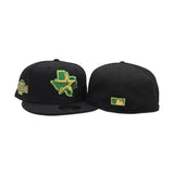 Black Houston Astros Green Bottom 2004 All Star Game Side Patch New Era 59Fifty Fitted