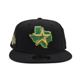 Black Houston Astros Green Bottom 2004 All Star Game Side Patch New Era 59Fifty Fitted