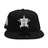 Black Houston Astros Icy Blue Bottom 2022 World Series Side Patch New Era 59Fifty Fitted