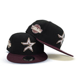 Black Houston Astros Maroon Visor Gray Bottom 2005 World Series Side Patch New Era 9Fifty Snapback