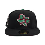 Black Houston Astros Red Bottom American National Side Patch New Era 59Fifty Fitted