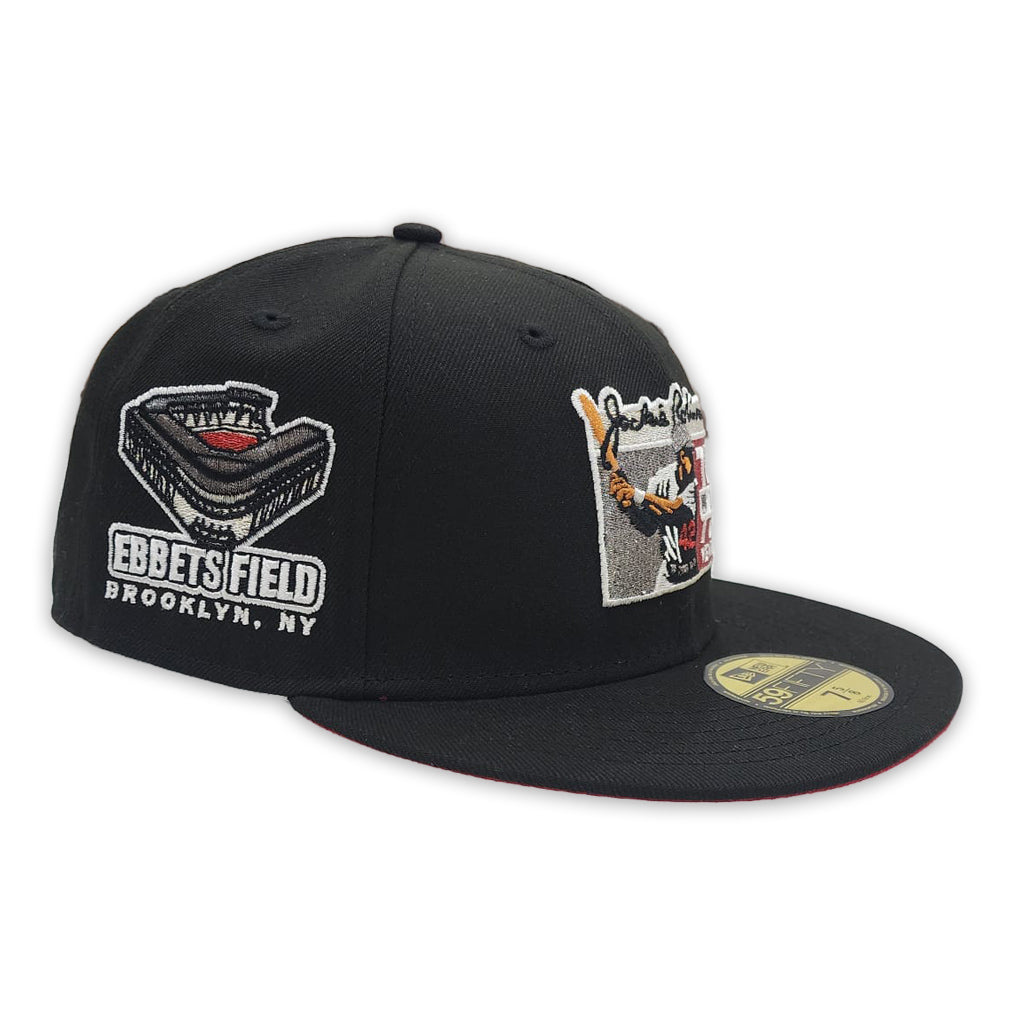 Black Jackie Robinson 75th Years 42 Side Patch New Era 9Fifty Snapback –  Exclusive Fitted Inc.