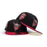 Black Joker Villain #1 Marvel DC Comics Red Visor Gray Bottom HA Ha Ha Ha Side Patch New Era 59Fifty Fitted