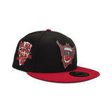 Black Joker Villain #1 Marvel DC Comics Red Visor Gray Bottom HA Ha Ha Ha Side Patch New Era 59Fifty Fitted