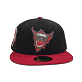 Black Joker Villain #1 Marvel DC Comics Red Visor Gray Bottom HA Ha Ha Ha Side Patch New Era 59Fifty Fitted