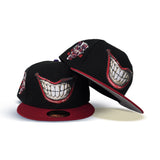 Black Jockers Red Visor Gray Bottom HA Ha Ha Ha Side Patch New Era 59Fifty Fitted