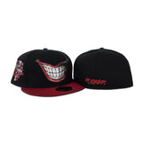 Black Jockers Red Visor Gray Bottom HA Ha Ha Ha Side Patch New Era 59Fifty Fitted