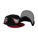 Black Jockers Red Visor Gray Bottom HA Ha Ha Ha Side Patch New Era 59Fifty Fitted