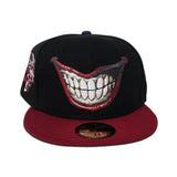 Black Jockers Red Visor Gray Bottom HA Ha Ha Ha Side Patch New Era 59Fifty Fitted