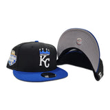 Black Kancas City Royals Royal Blue Visor Gray Bottom 2012 All Star Game Side Patch New Era 9fifty Snapback