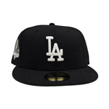 Black Los Angeles Dodgers Gray Bottom 2024 World Series Champions Side Patch New Era 59Fifty Fitted