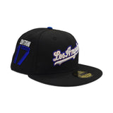 Black Los Angeles Dodgers Gray Bottom # 17 Shohei Ohtani Side Patch New Era 59Fifty Fitted