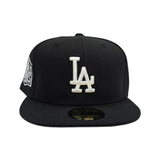 Black Los Angeles Dodgers Gray Bottom 2020 World Series Side Patch New Era 59Fifty Fitted