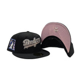 Black Los Angeles Dodgers Pink Bottom Shohei Ohtani 50 Home Runs Side Patch New Era 59Fifty Fitted