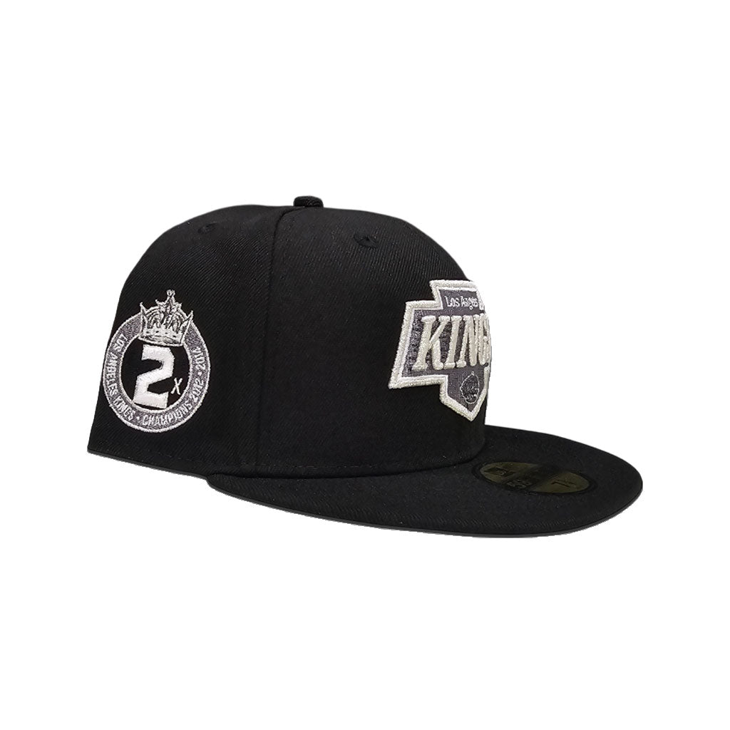 Black LA Kings 2x Champions Side Patch New Era 59Fifty