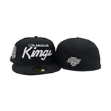 Black Los Angeles Kings Gray Bottom 02 All Star Game Side Patch New Era 59Fifty Fitted