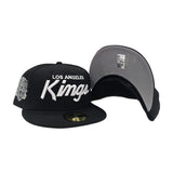 Black Los Angeles Kings Gray Bottom 02 All Star Game Side Patch New Era 59Fifty Fitted