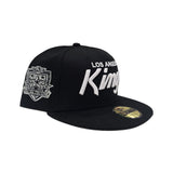 Black Los Angeles Kings Gray Bottom 02 All Star Game Side Patch New Era 59Fifty Fitted