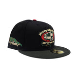 Black National Lampoon's Christmas Vacation Shitter Was Full Seaweed Visor Gray Bottom Custom New Era 59FIFTY Fitted