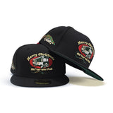 Black National Lampoon's Christmas Vacation Shitter Was Full Green Bottom Custom New Era 59FIFTY Fitted